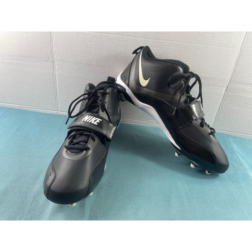 Nike Zoom Team Code D Football Cleats Men 16 M Shoes Blue Black Metal Baseball